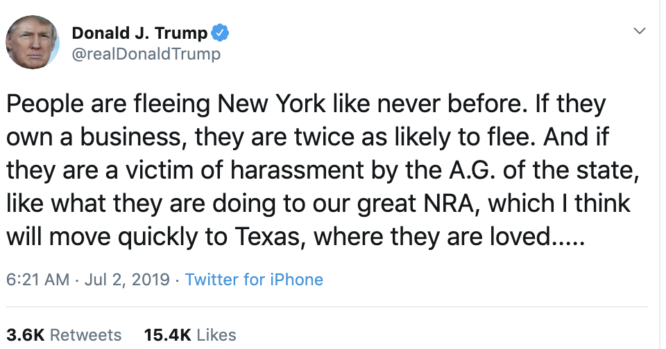 Screen-Shot-2019-07-02-at-7.05.29-AM Trump Attacks His Hometown Officials In Tuesday AM Twitter Freakout Corruption Crime Donald Trump Economy Election 2020 Immigration Media Politics Top Stories 