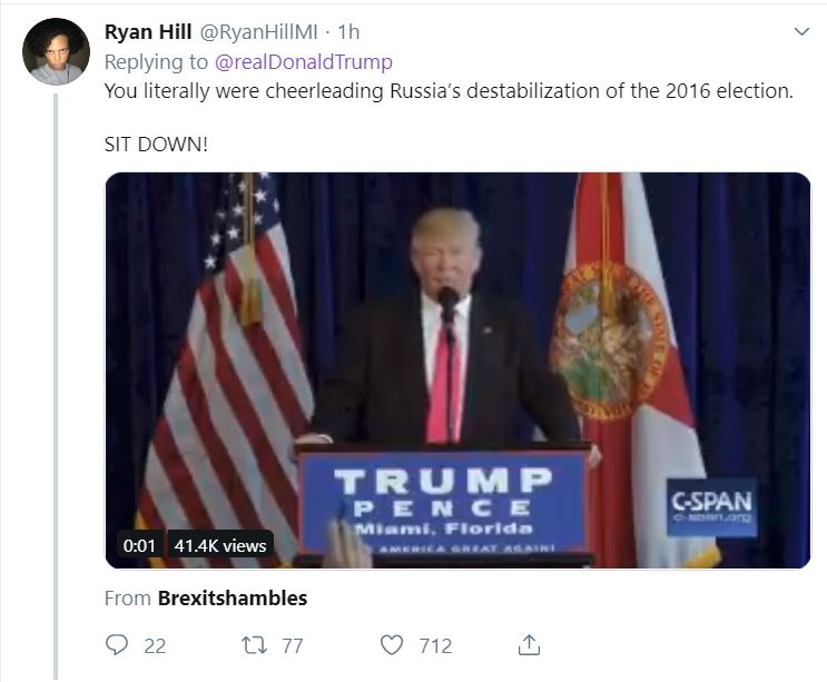 Crazy2 Trump Erupts Into 7-Tweet Sunday Night Panic Attack Donald Trump Featured Impeachment Media Top Stories Twitter 