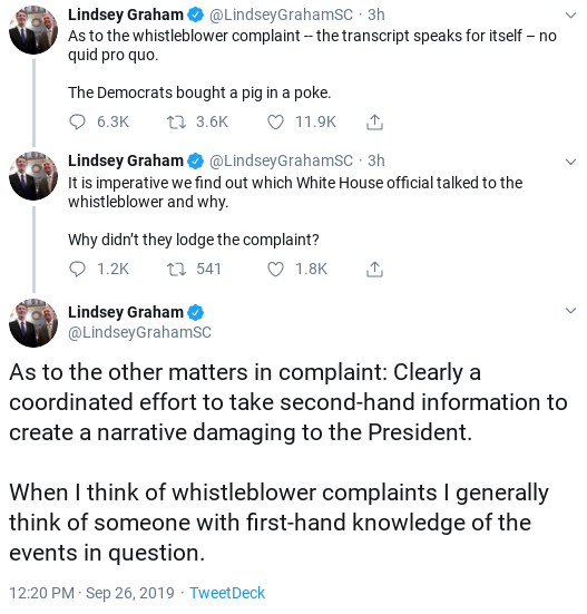 a1268453-screenshot-2019-09-26-at-3.43.23-pm Lindsey Graham Upset After Whistleblower Complaint Release Donald Trump Impeachment Politics Social Media Top Stories 