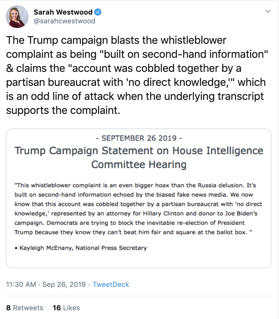f7d42f39-screen-shot-2019-09-26-at-2.11.03-pm WH Releases Statement On Whistleblower Complaint Corruption Crime Donald Trump Election 2016 Featured Politics Top Stories 