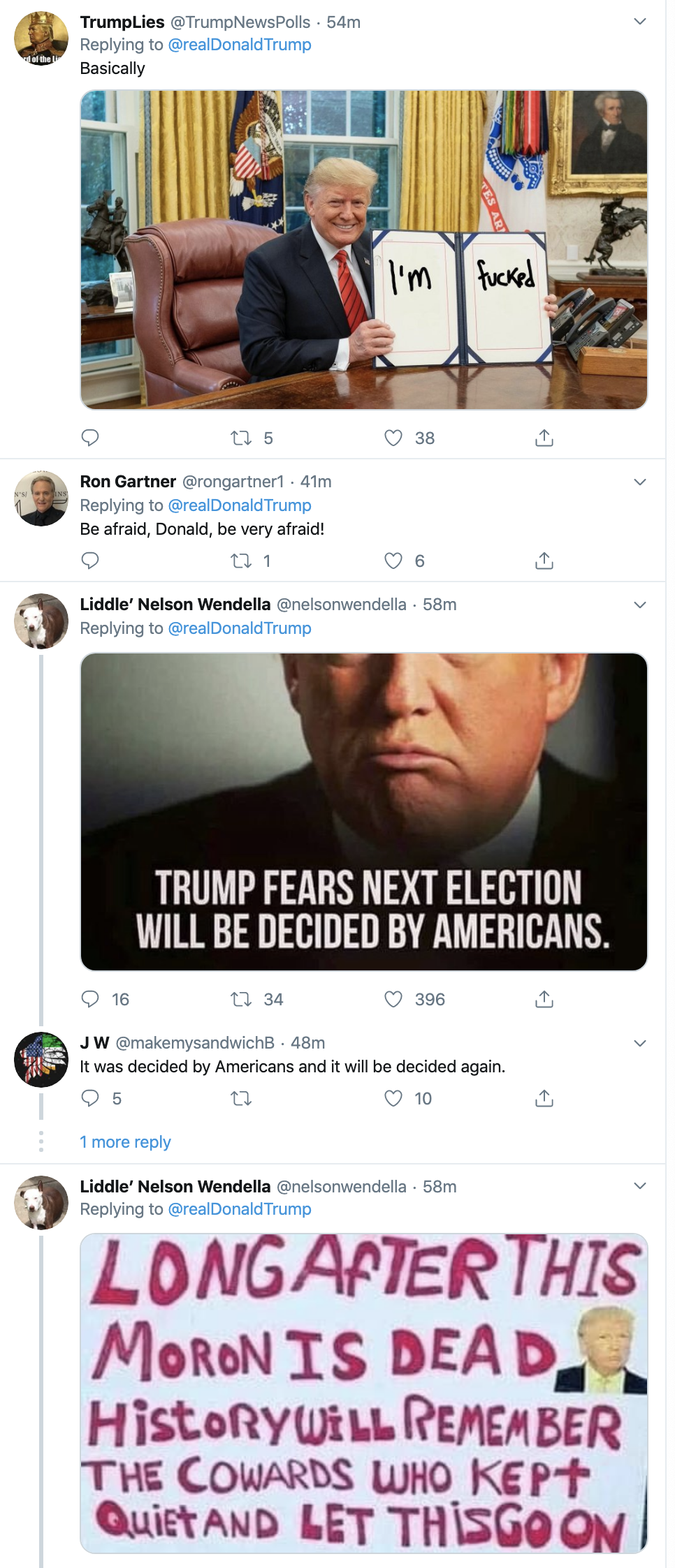 72b2860d-screen-shot-2019-10-16-at-7.10.58-am Trump Has 5-Tweet Wednesday Morning Meltdown Over Dem Debate Corruption Crime Domestic Policy Donald Trump Economy Election 2016 Election 2020 Featured Foreign Policy Impeachment Investigation Media Military National Security Politics Russia Top Stories 