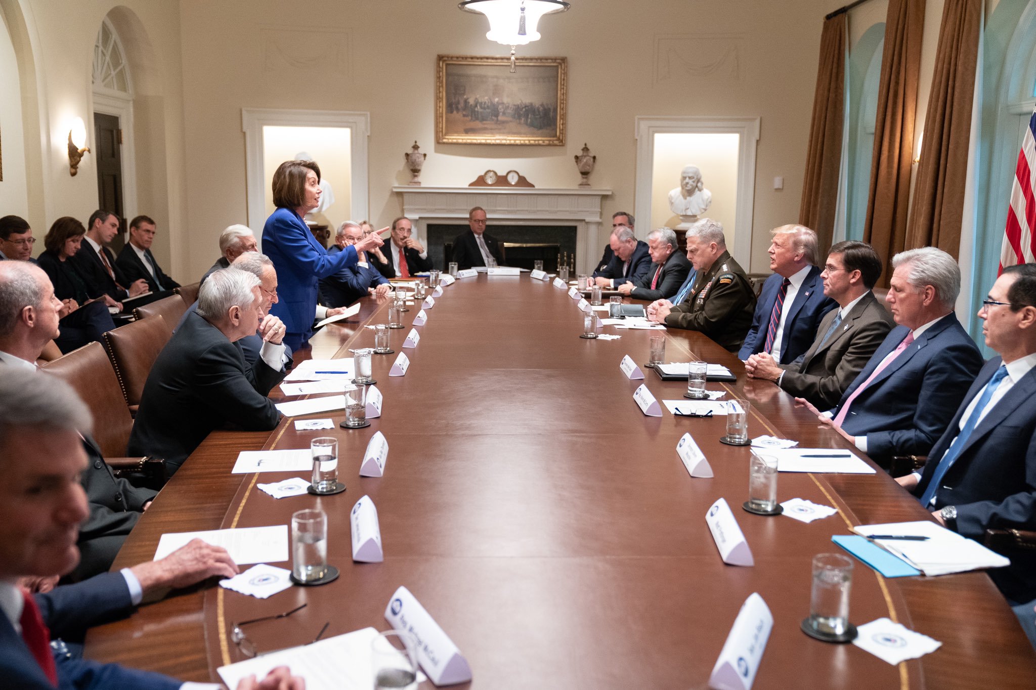 Nancy Pelosi Updates FaceBook/Twitter Profile Pic To Troll Trump Wednesday Night Donald Trump Election 2020 Featured Top Stories 