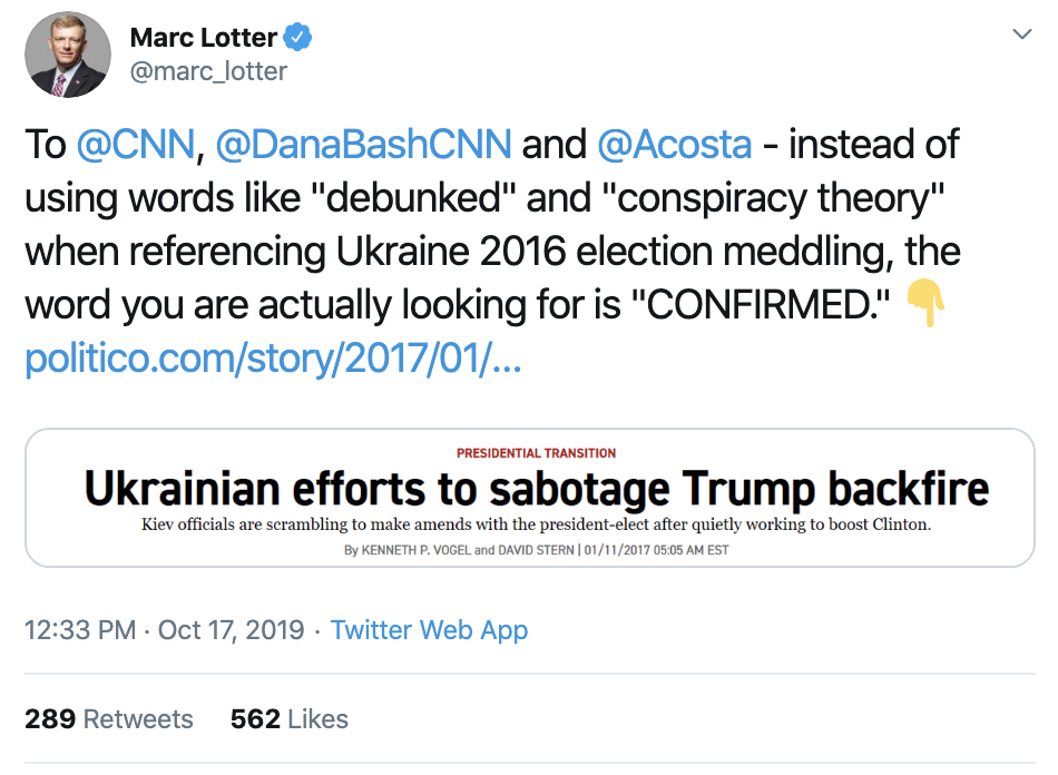 Screen-Shot-2019-10-17-at-1.27.26-PM Acosta Trolls Mulvaney With Thursday Tweet Shaming Corruption Crime Donald Trump Featured Media Politics Television Top Stories 