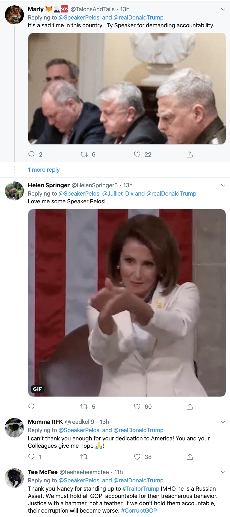 Screen-Shot-2019-10-18-at-8.12.20-AM Pelosi Tags Trump On Twitter & Embarrasses Him In Front Of The World Corruption Crime Domestic Policy Donald Trump Election 2020 Featured Feminism Foreign Policy Impeachment Me Too National Security Politics Russia Sexism Top Stories War 