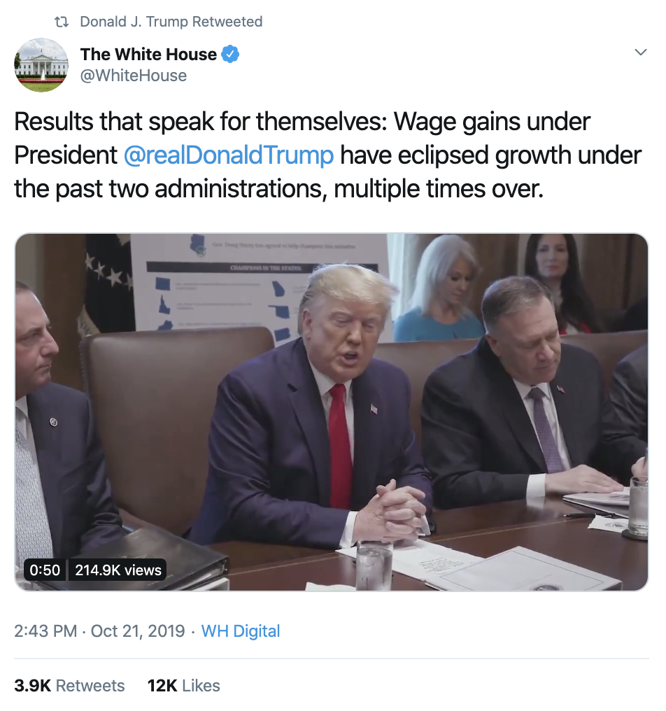 Screen-Shot-2019-10-22-at-10.42.52-AM Trump Fires Off Erratic Weaponized Twitter Bombs Tuesday Corruption Crime Domestic Policy Donald Trump Economy Election 2016 Election 2020 Featured Foreign Policy Hillary Clinton Impeachment Investigation Media Military National Security Politics Racism Russia Social Media Top Stories 
