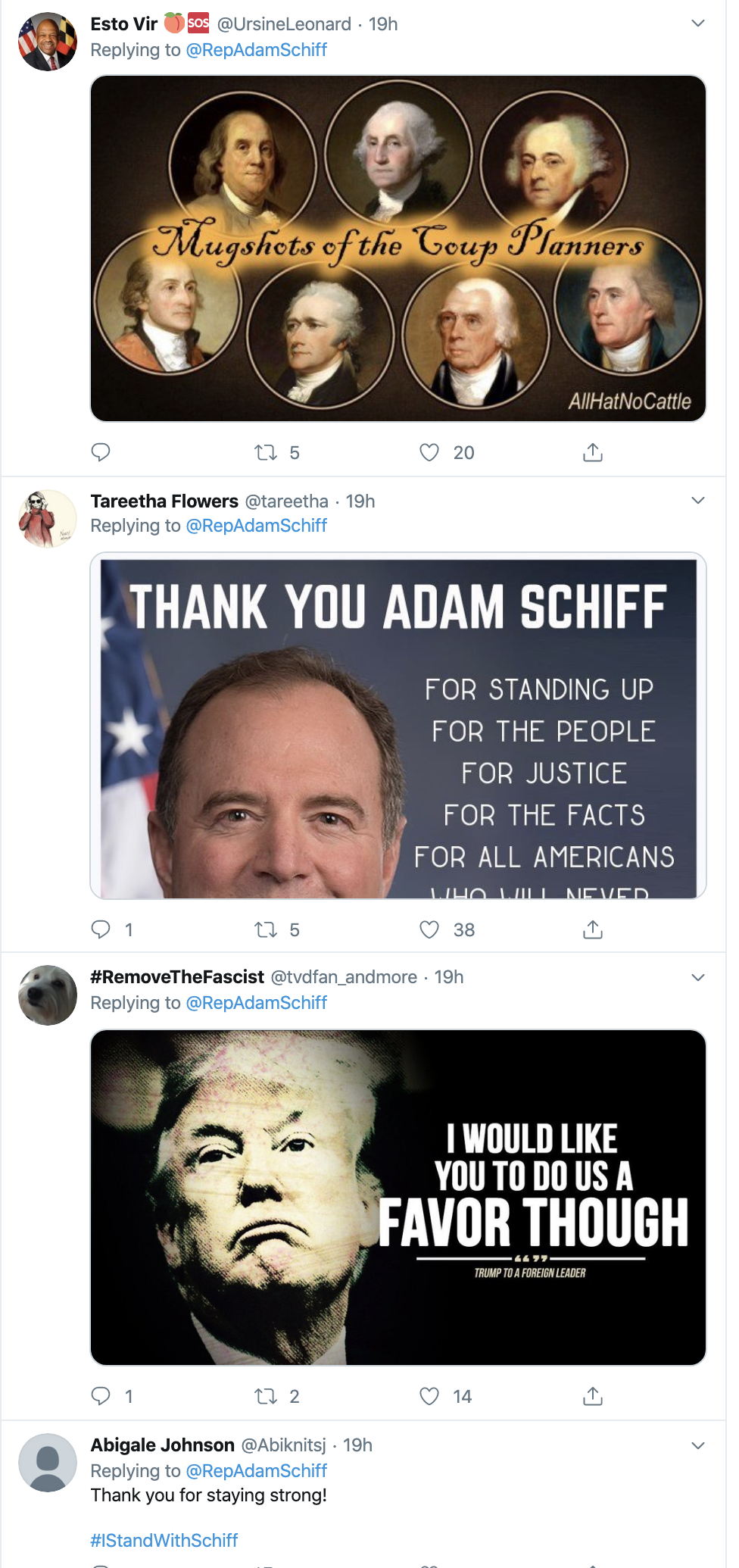 Screen-Shot-2019-10-23-at-8.31.27-AM Schiff Outmaneuvers Trump & Tweets Direct Evidence To America Corruption Crime Domestic Policy Donald Trump Election 2016 Election 2020 Featured Foreign Policy Impeachment Investigation Military Politics Russia Social Media Top Stories War 