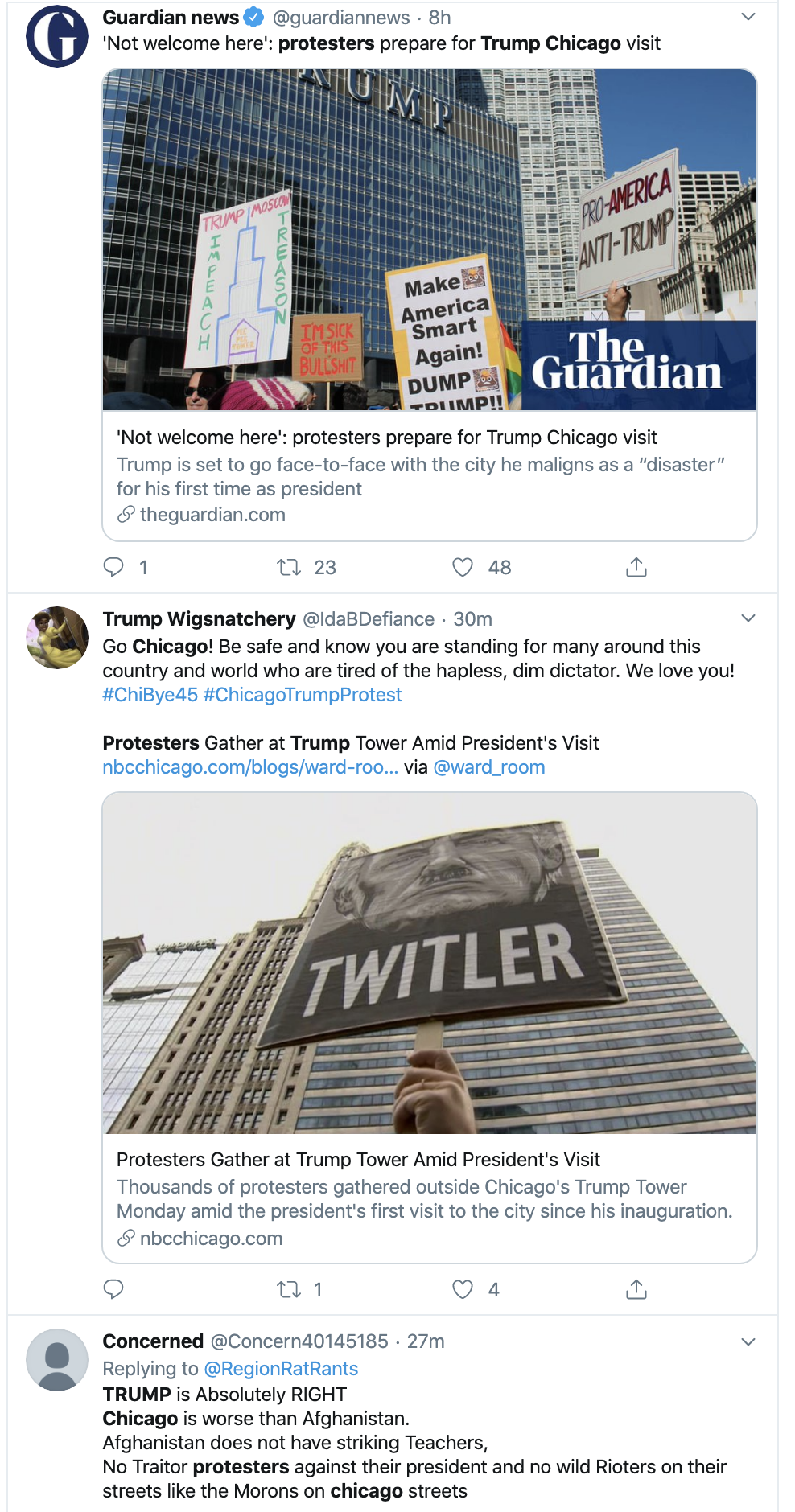 Screen-Shot-2019-10-28-at-2.28.16-PM Protestors Swarm Trump Tower Chicago To Disrupt Monday Visit Activism Corruption Domestic Policy Election 2016 Election 2020 Featured Impeachment Investigation Mueller Politics Protest Top Stories 