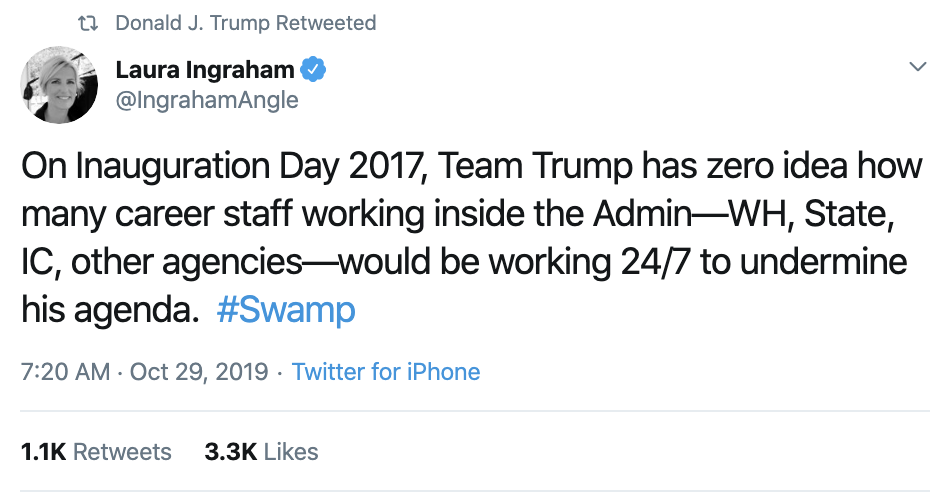 Screen-Shot-2019-10-29-at-7.52.07-AM Trump Goes On The Attack During Tuesday AM Twitter Lash-Out Corruption Crime Donald Trump Election 2020 Featured Impeachment Investigation Military Politics Social Media Top Stories War 