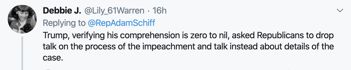 Screen-Shot-2019-10-31-at-8.53.24-AM Schiff Checkmates Trump With Incriminating Tweet Using Donald's Own Words Corruption Crime Domestic Policy Donald Trump Election 2016 Election 2020 Featured Foreign Policy Immigration Impeachment Military National Security Politics Top Stories Twitter War 
