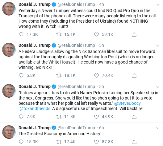 Screenshot-2019-10-30-at-1.54.07-PM Trump Rages On Twitter As AM Impeachment Proceedings Loom Corruption Donald Trump Politics Social Media Top Stories 