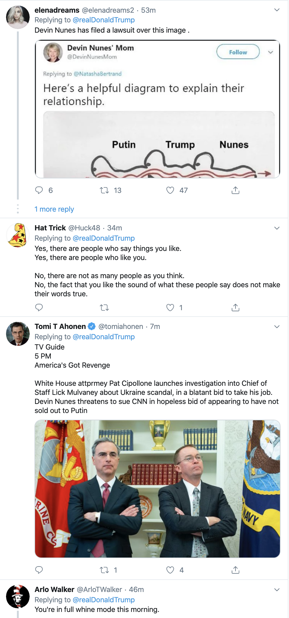 Screen-Shot-2019-11-25-at-7.20.29-AM Trump Flies Out Of Bed For Monday AM Impeachment Rant Featured History Impeachment Investigation Top Stories 