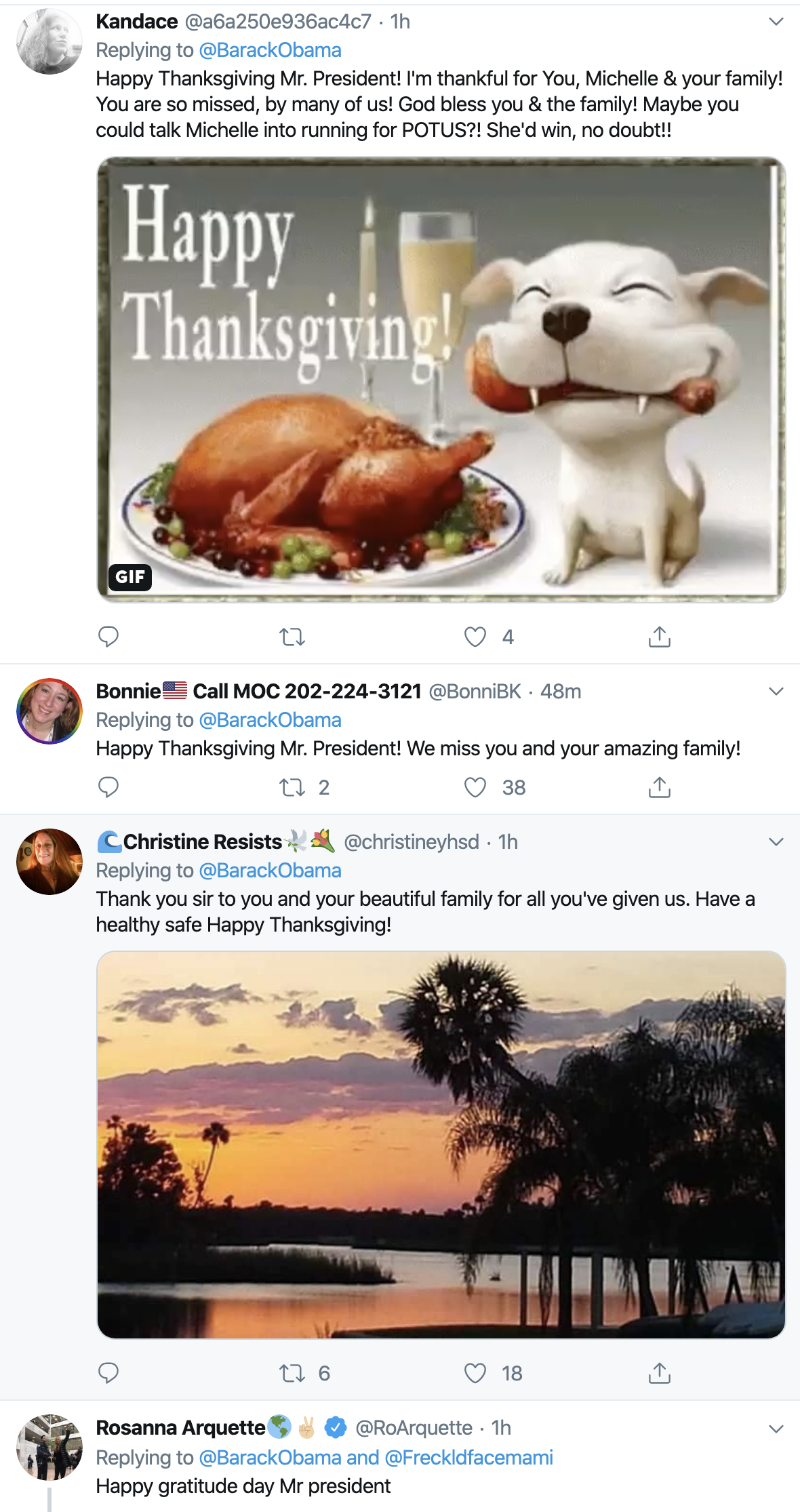 Screen-Shot-2019-11-28-at-7.35.11-AM Barack Obama Tweets Thanksgiving Message That Will Make You Swoon Celebrities Domestic Policy Featured History Humanitarian Poverty Top Stories 