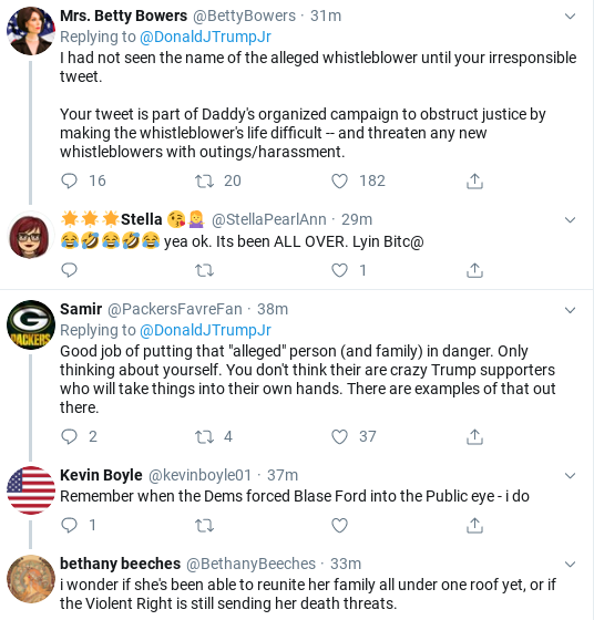 Screenshot-2019-11-06-at-12.37.16-PM Trump Jr. Appears To Regret Outing 'Whistleblower' With 2 Tweet Backtrack Donald Trump Politics Social Media Top Stories 