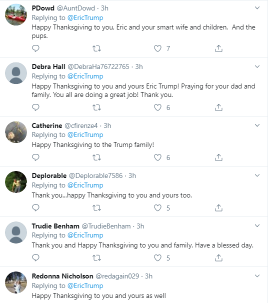 eric9 Eric Trump Tweets Pathetic Thanksgiving Message & Gets Mocked Hard Corruption Donald Trump Politics Social Media Top Stories 