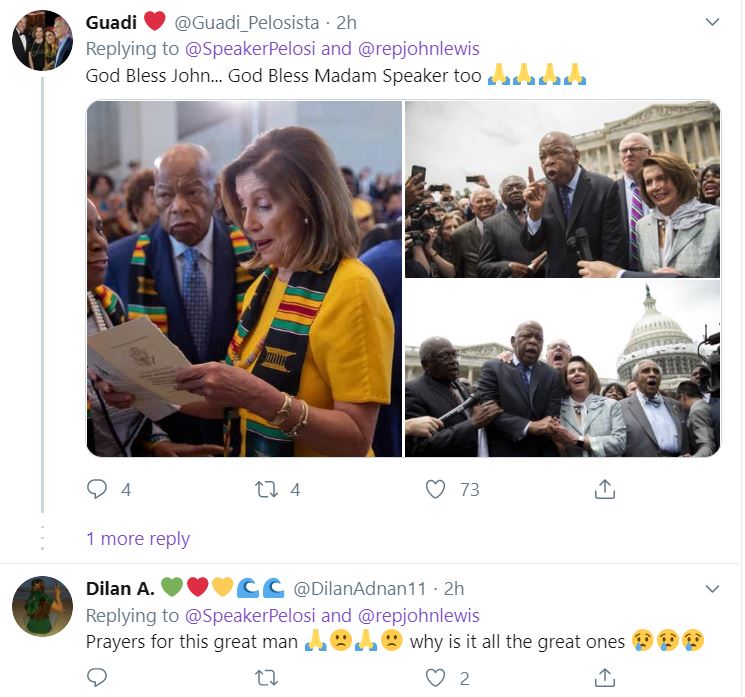 Pelosi1 Nancy Pelosi Gives John Lewis Tribute Like A Real Leader Donald Trump Featured Impeachment Top Stories 