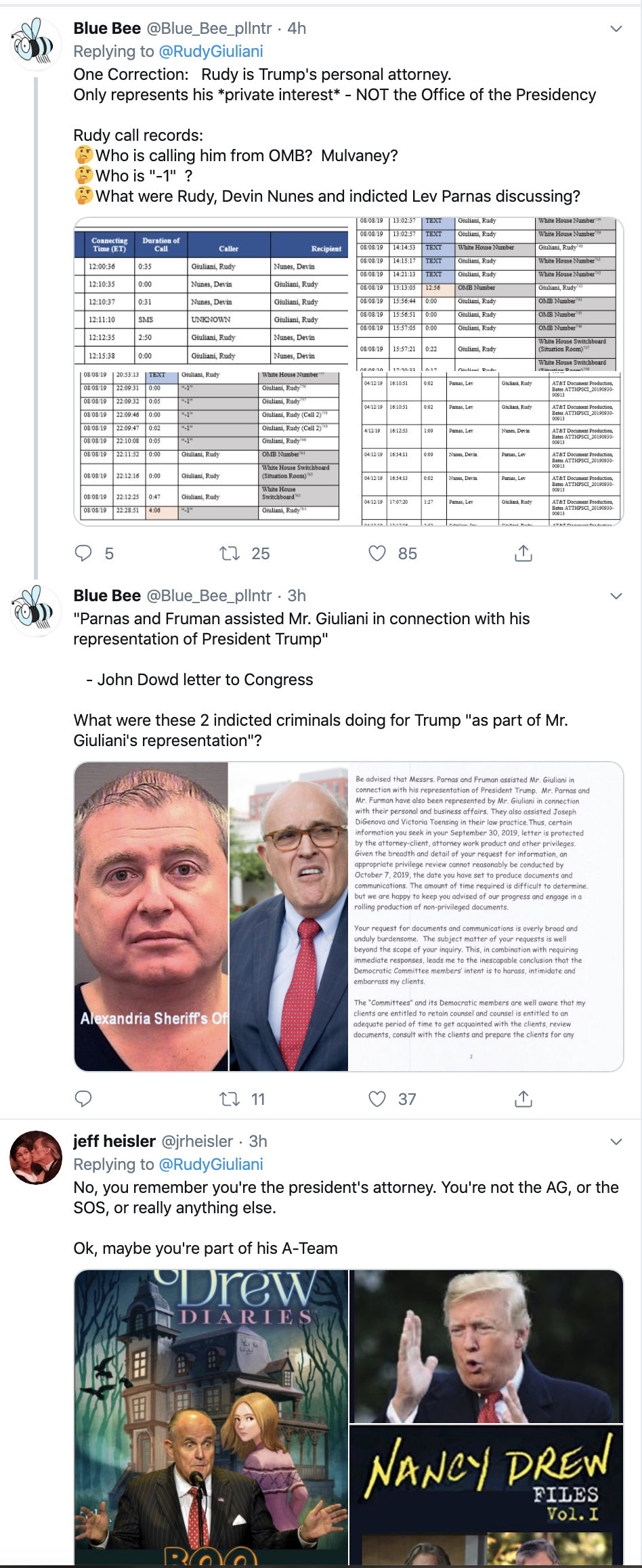 Screen-Shot-2019-12-04-at-11.29.12-AM Giuliani Live Tweets Impeachment Hearing Freak Out Corruption Crime Featured Impeachment Top Stories 