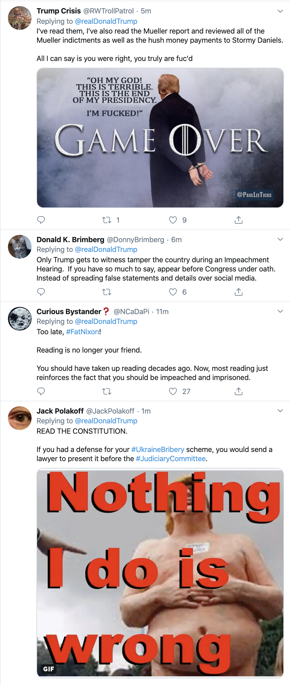 Screen-Shot-2019-12-09-at-10.03.25-AM Impeachment Hearings Send Trump Into Monday Twitter Panic Featured Impeachment Politics Social Media Top Stories 