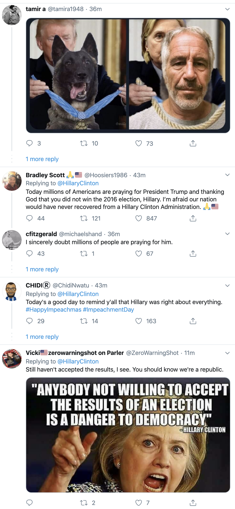 Screen-Shot-2019-12-18-at-10.34.45-AM Hillary Live Tweets Impeachment Hearing Trolling Of Trump/GOP Featured Feminism Hillary Clinton Impeachment Top Stories 