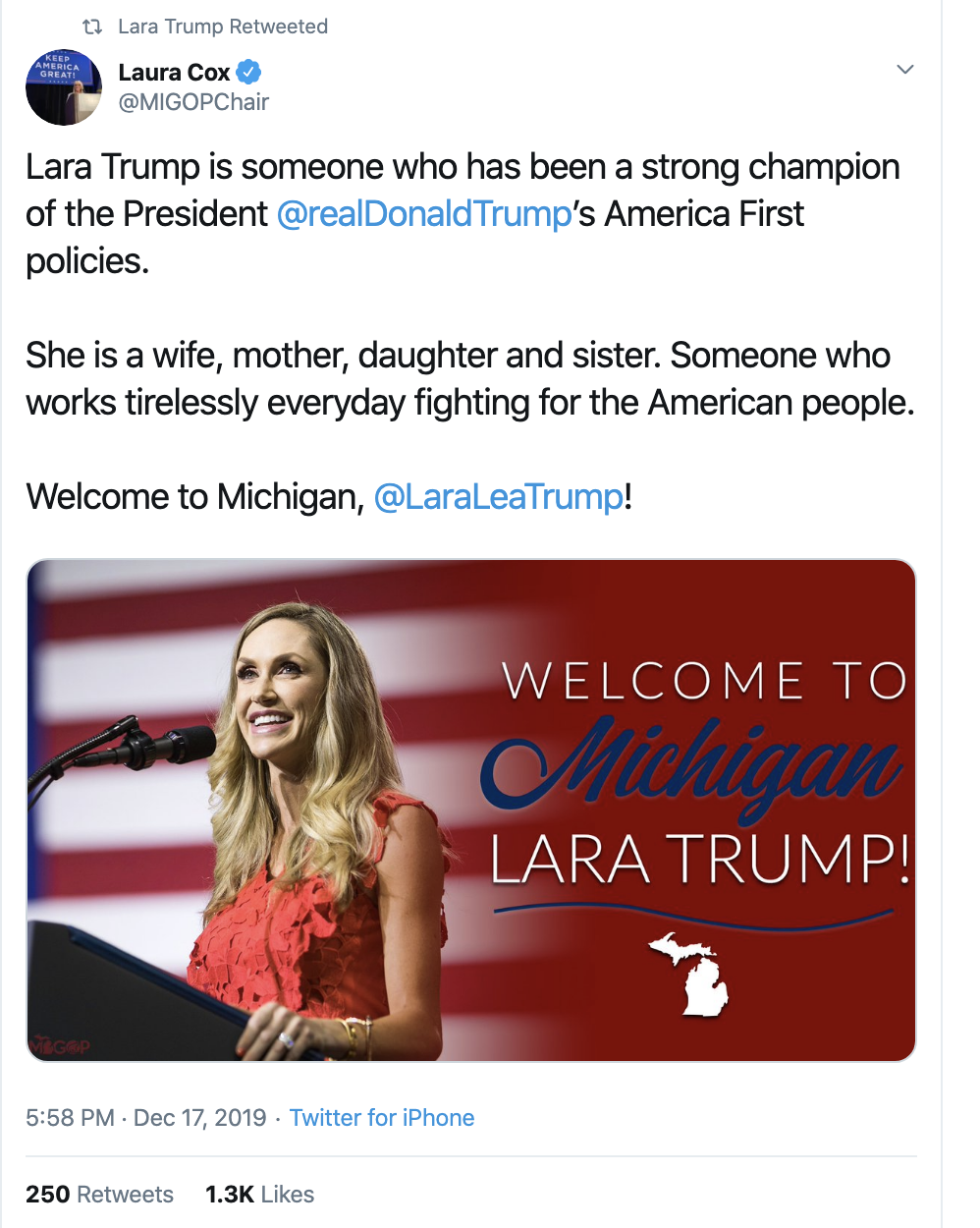 Screen-Shot-2019-12-18-at-8.57.08-AM Lara Trump Snaps & Has Unhinged Public Meltdown Donald Trump Featured Impeachment Social Media Top Stories 