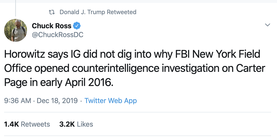 Screen-Shot-2019-12-19-at-8.36.25-AM Trump Tweets 35 Times During Thursday AM Impeachment Freakout Corruption Crime Featured Impeachment National Security Top Stories 