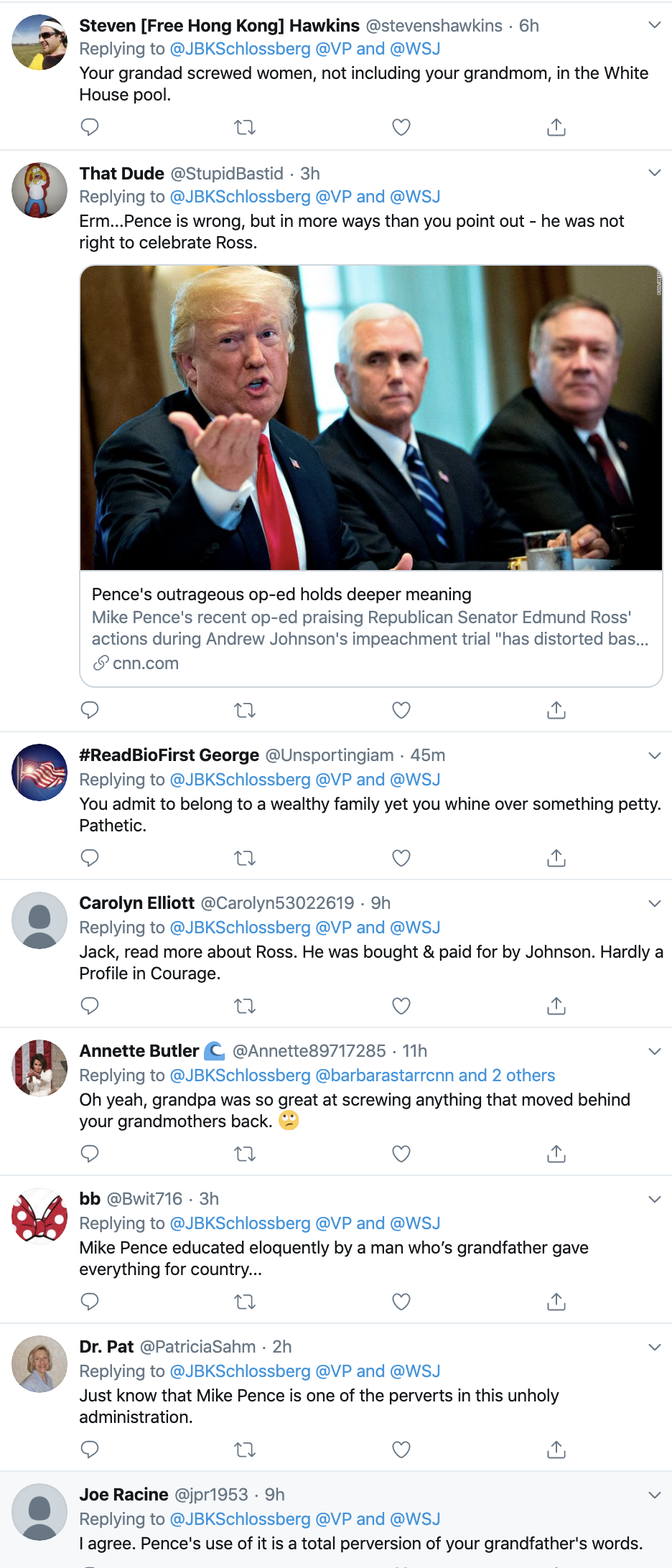 Screen-Shot-2020-01-19-at-8.14.22-AM JFK's Grandson Has A Sunday AM Message To Mike Pence Corruption Crime Election 2020 Featured Top Stories 
