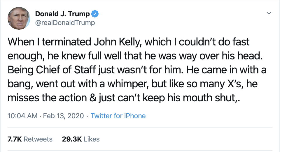 Screen-Shot-2020-02-13-at-11.13.49-AM Trump Badmouths John Kelly After Morning Remarks Corruption Donald Trump Featured Politics Top Stories 