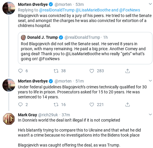 Screenshot-2020-02-19-at-2.13.30-PM Trump Humiliated After Blagojevich Defense Tweet Goes Wrong Corruption Donald Trump Politics Social Media Top Stories 