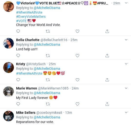 Screenshot-2020-02-27-at-10.31.50-AM Michelle Obama Tweets Inspirational 2020 Voter Message To America Donald Trump Election 2020 Politics Social Media Top Stories 