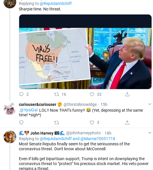 Screenshot-2020-02-27-at-9.53.03-AM Schiff Publicly Shames Trump Over Bungled Corona Virus Response Donald Trump Healthcare Politics Social Media Top Stories 