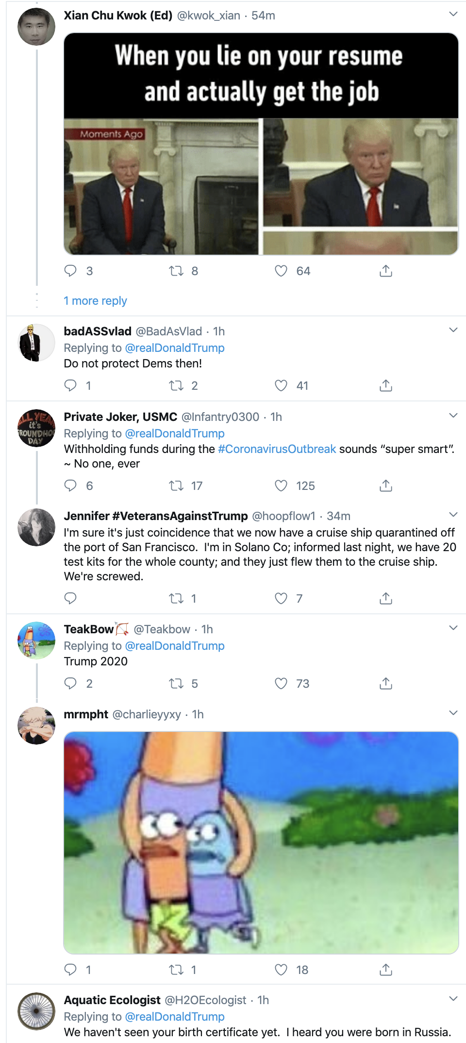 Screen-Shot-2020-03-05-at-9.18.16-AM Trump Goes Rabid On Twitter Over Coronavirus Backlash Featured Healthcare Mental Illness Politics Top Stories 