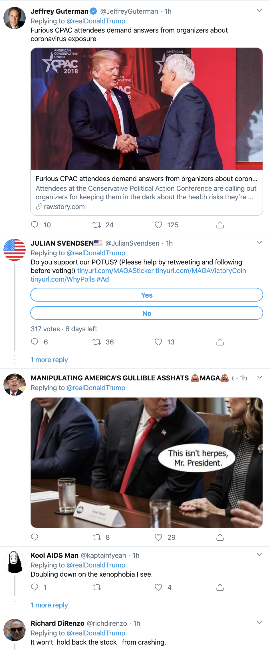 Screen-Shot-2020-03-10-at-7.20.43-AM Trump Devolves Into Tuesday AM Twitter Melee Featured Healthcare Media National Security Politics Top Stories 