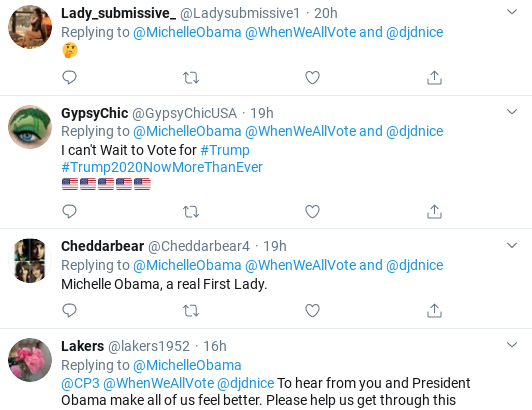 Screenshot-2020-03-25-at-11.15.14-AM Michelle Obama Shows America How To Lead With Coronavirus Rallying Cry Donald Trump Election 2020 Politics Social Media Top Stories 