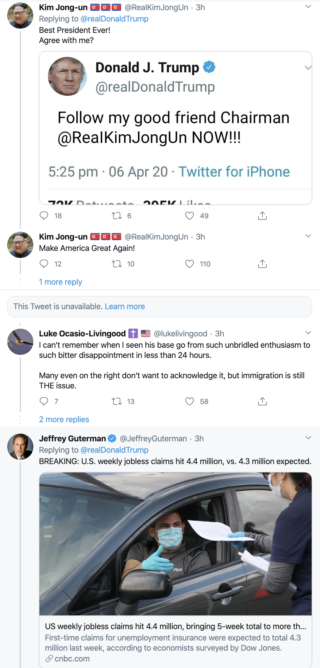 Screen-Shot-2020-04-23-at-10.53.00-AM Trump Makes Anti-Immigrant Declaration On Twitter Election 2020 Featured Healthcare Politics Top Stories 