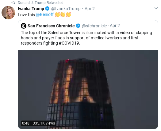 Screenshot-2020-04-04-at-10.28.55-AM Trump Goes On Lengthy Retweet Spree As Pandemic Spreads Donald Trump Politics Social Media Top Stories 