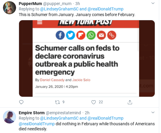 Screenshot-2020-04-14-at-3.49.28-PM Graham Blames Democrats For GOP Coronavirus Failures Donald Trump Healthcare Impeachment Politics Social Media Top Stories 