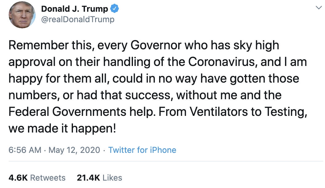 Screen-Shot-2020-05-12-at-7.31.52-AM Trump Goes On Outlandish Tuesday AM Tweet Spree Coronavirus Election 2020 Featured Politics Top Stories 