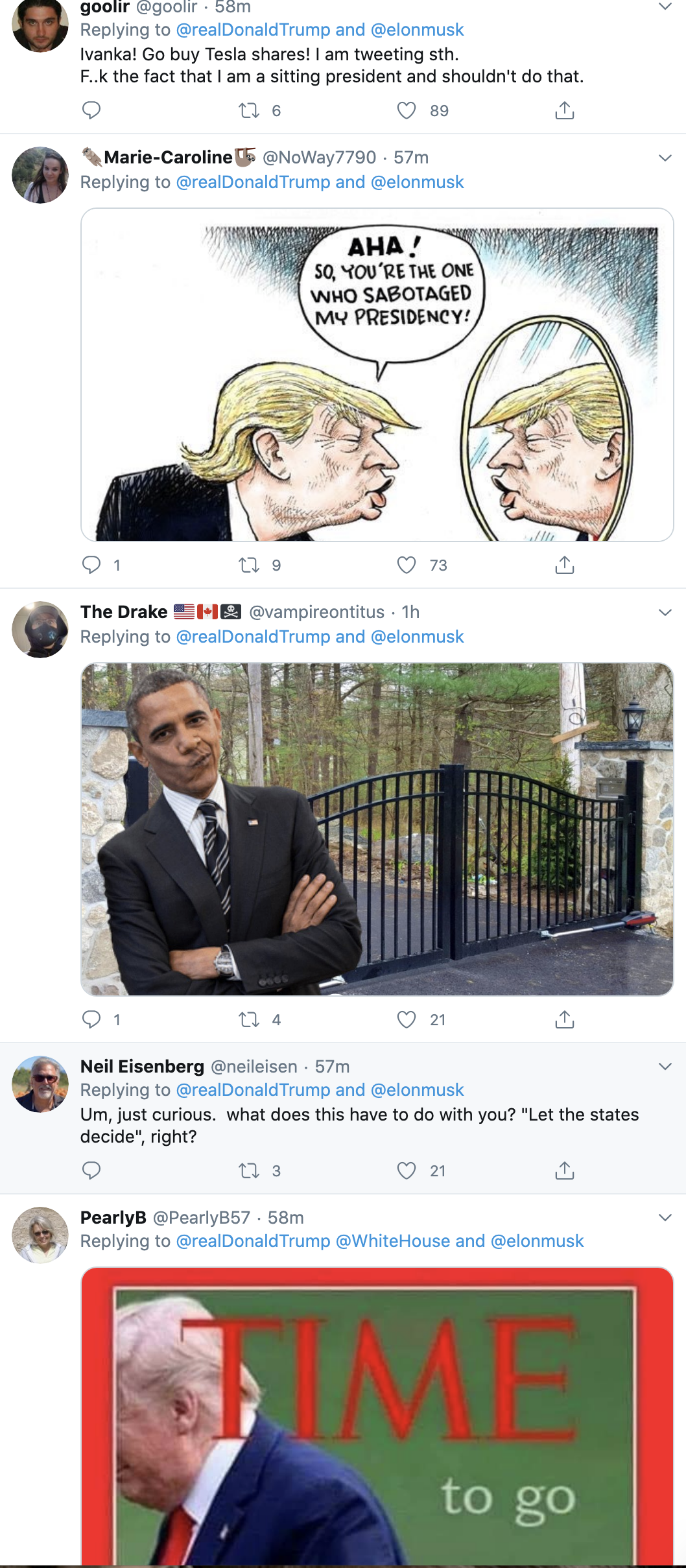 Screen-Shot-2020-05-12-at-9.42.36-AM Trump Continues Tuesday AM Twitter Melee Like A Joke Coronavirus Economy Featured Politics Top Stories 