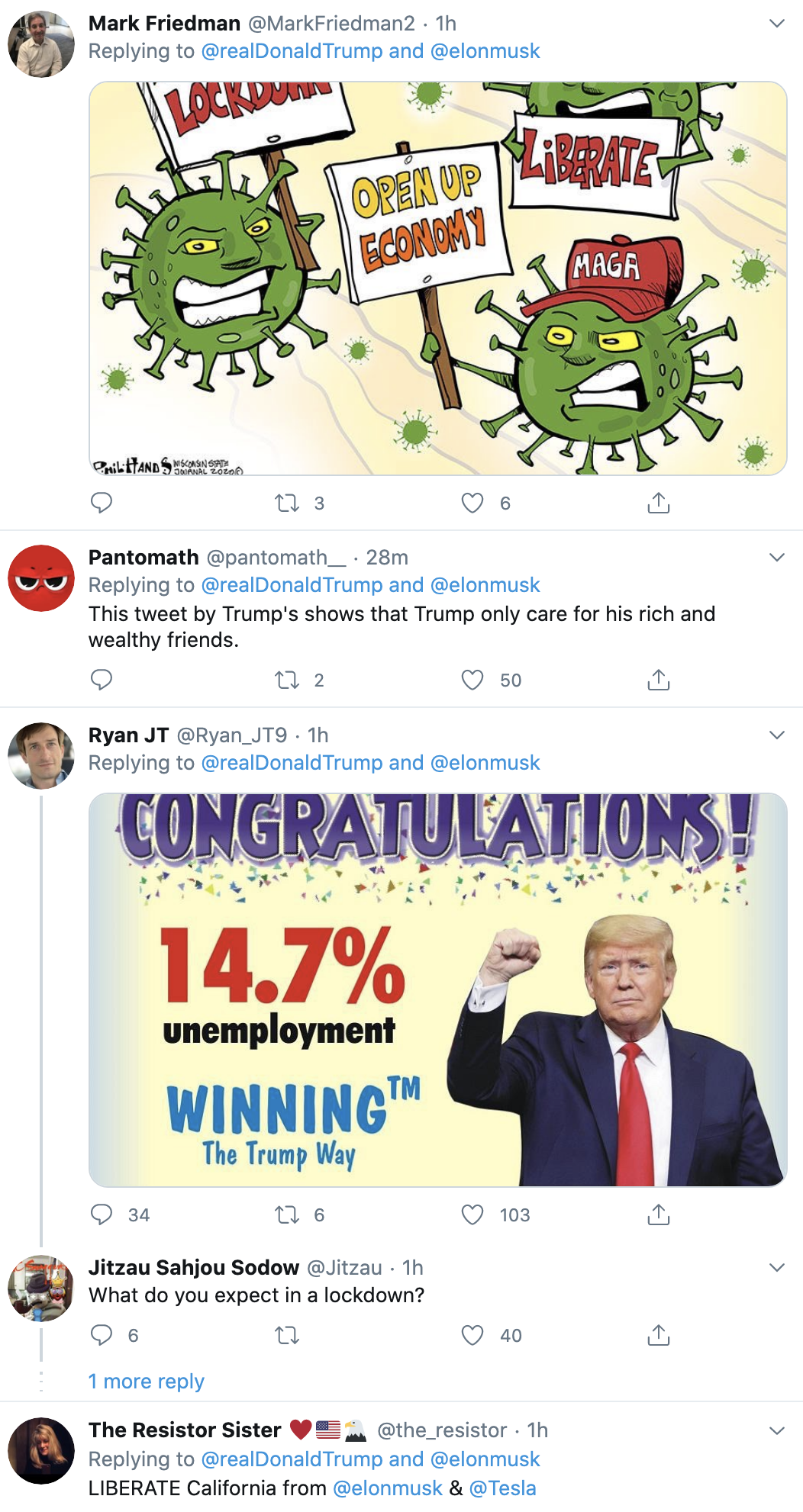 Screen-Shot-2020-05-12-at-9.43.54-AM Trump Continues Tuesday AM Twitter Melee Like A Joke Coronavirus Economy Featured Politics Top Stories 