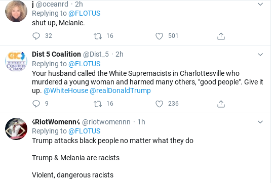 Screenshot-2020-05-29-at-12.20.47-PM Melania Makes Rich White Lady Comment About Protestors Donald Trump Politics Racism Social Media Top Stories 