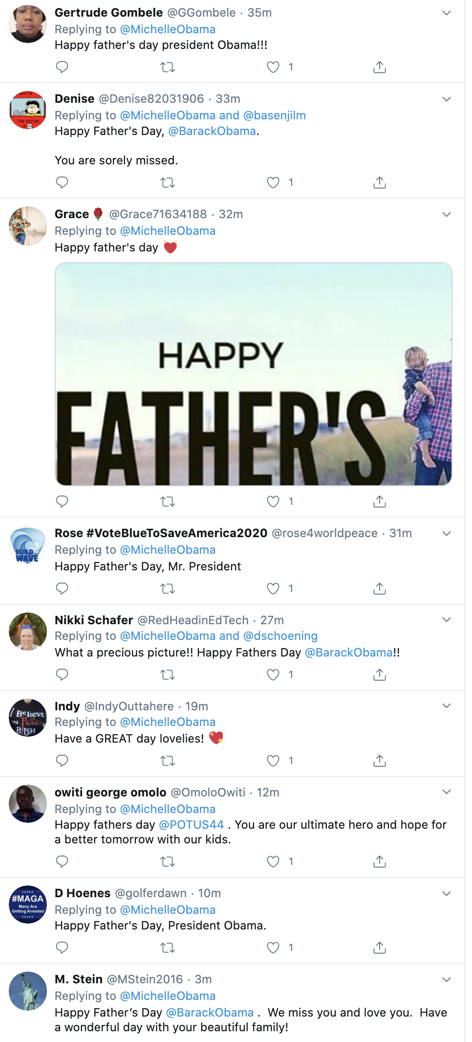 Screen-Shot-2020-06-21-at-10.06.21-AM Michelle Wishes Barack 'Happy Fathers Day' Like A Graceful First Lady Black Lives Matter Featured Politics Top Stories Women's Rights 