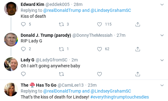 Screenshot-2020-06-07-at-3.18.41-PM Trump's Sunday Lindsey Graham Tweet Gets Instantly Mocked Donald Trump Politics Social Media Top Stories 