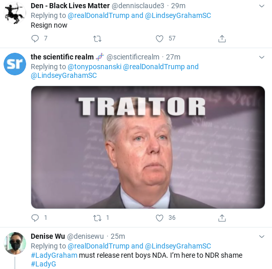 Screenshot-2020-06-07-at-3.19.59-PM Trump's Sunday Lindsey Graham Tweet Gets Instantly Mocked Donald Trump Politics Social Media Top Stories 