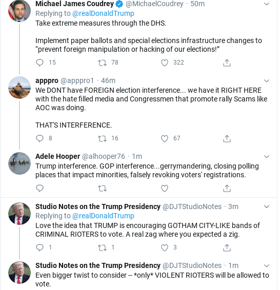 Screenshot-2020-06-22-at-3.03.36-PM Trump Pushes Wild Conspiracy During Afternoon Mental Collapse Donald Trump Election 2020 Politics Social Media Top Stories 