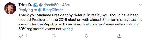 Screen-Shot-2020-07-04-at-11.26.14-AM Hillary Tweets 4th Of July Message To Reject GOP, Vote, & Be Happy Donald Trump Featured Hillary Clinton Politics Top Stories Twitter 