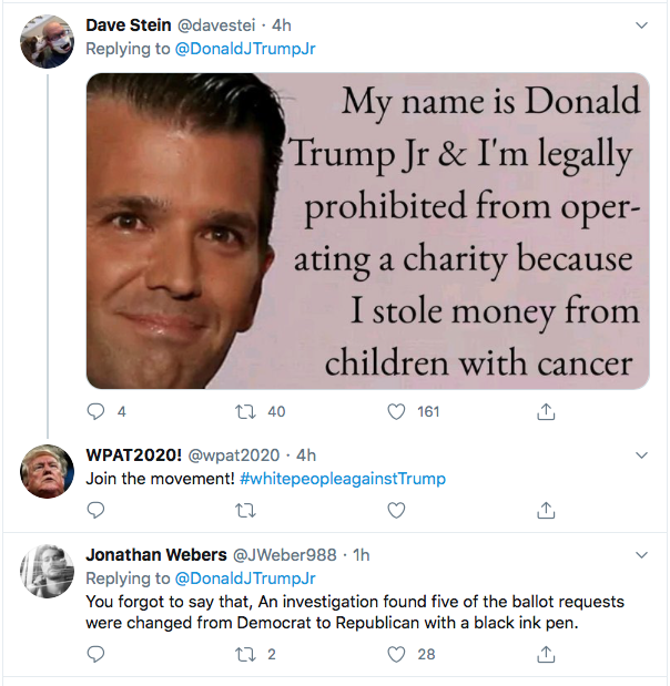 Screen-Shot-2020-07-11-at-4.21.15-PM Trump Jr Accidentally Exposes GOP Voter Fraud During Saturday Flub Donald Trump Election 2020 Featured Politics Top Stories 