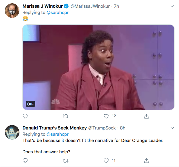 Screen-Shot-2020-07-12-at-10.53.52-AM Sarah Cooper Breaks Twitter With Weekend Trump Take-Down Donald Trump Election 2020 Featured Politics Top Stories Twitter 