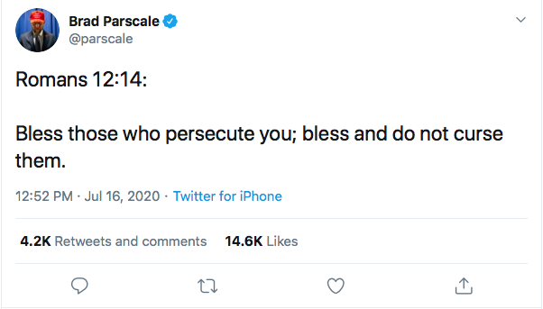 Screen-Shot-2020-07-16-at-2.57.58-PM Brad Parscale Has Pathetic Thursday Meltdown Claiming Persecution Donald Trump Election 2020 Featured Politics Top Stories Twitter 