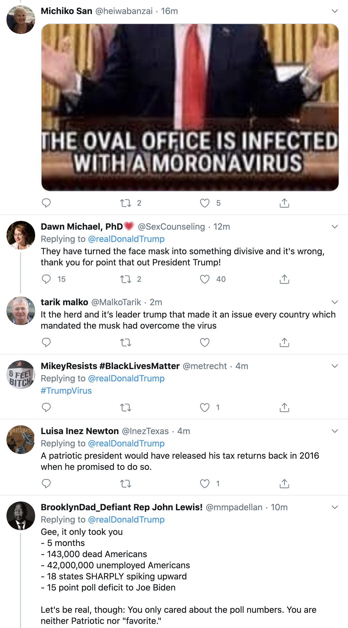 Screen-Shot-2020-07-20-at-3.05.34-PM Trump Tweets Gibberish Nonsense During Afternoon Stupid Coronavirus Election 2020 Featured Politics Top Stories 