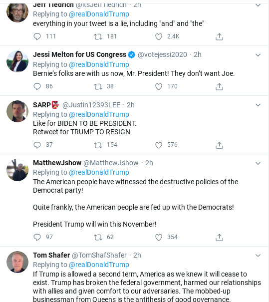 Screenshot-2020-07-15-at-10.13.29-AM Trump Has Disturbing 7-Tweet Wednesday Morning Mental Collapse Donald Trump Election 2020 Politics Social Media Top Stories 
