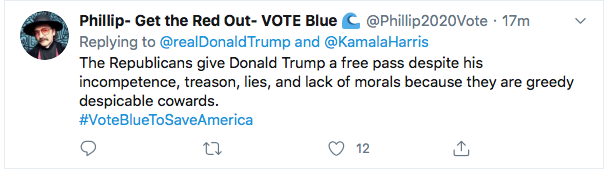 Screen-Shot-2020-08-13-at-9.09.45-AM Trump Tweets Directly To Kamala Harris Like A Scared Little Boy Donald Trump Election 2020 Featured Politics Top Stories Twitter 